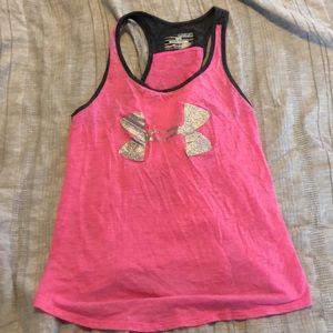 Girls youth med under armour tank
